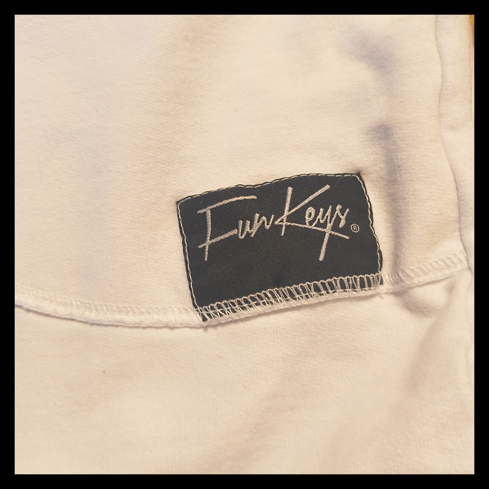 🧘🏼🕉 White Cotton Harem Jogger Drop Crotch Pants with Deep Pockets - Picture 6 of 6